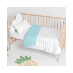 Trapunta HappyFriday Basic Kids Dash Azzurro 100 x 130 cm
