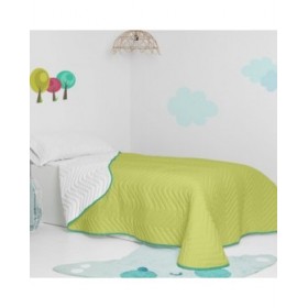 Trapunta HappyFriday Basic Kids Arista Verde 180 x 260 cm