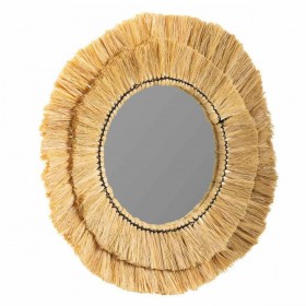 Specchio da parete Alexandra House Living Naturale Vetro 57 x 6 x 57 cm