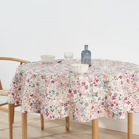 Tovaglia antimacchia Belum 0120-52 Multicolore Ø 140 cm Fiori