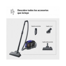 Aspirapolvere senza Sacchetto LG VK8506NHAG Rosso 650 W