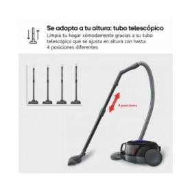 Aspirapolvere senza Sacchetto LG VK8506NHAG Rosso 650 W