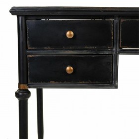 Scrivania Alexandra House Living Nero Metallo 75 x 75 x 122 cm