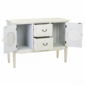 Ingresso Alexandra House Living Bianco Rattan Legno di abete Legno MDF 78 x 40 x 106 cm