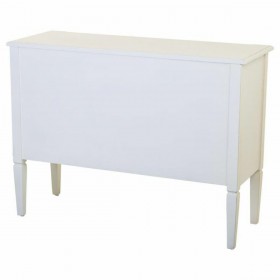 Ingresso Alexandra House Living Bianco Rattan Legno di abete Legno MDF 78 x 40 x 106 cm