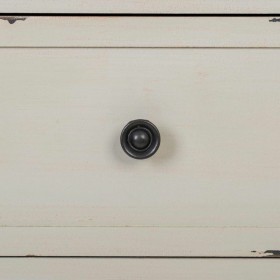 Credenza Alexandra House Living Grigio Vetro Legno di abete 37 x 91 x 121 cm