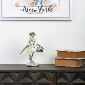 Statua Decorativa Alexandra House Living Poliresina Bambini 10 x 27 x 21 cm
