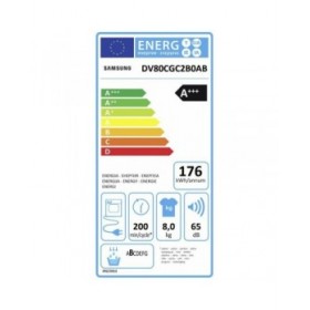 Asciugatrice a condensazione Samsung DV80CGC2B0ABEC