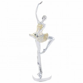 Statua Decorativa Alexandra House Living Poliresina Ballerina 11 x 43 x 15 cm