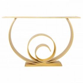 Ingresso Alexandra House Living Oro Vetro Legno MDF 33 x 80 x 120 cm
