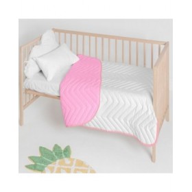 Trapunta HappyFriday Basic Kids Arista Rosa 100 x 130 cm