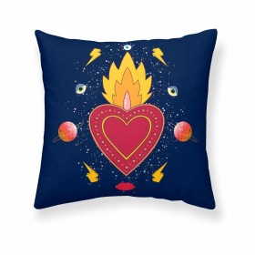 Fodera per cuscino Decolores Cosmos A Multicolore 50 x 50 cm
