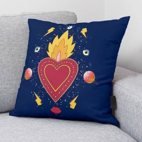 Fodera per cuscino Decolores Cosmos A Multicolore 50 x 50 cm