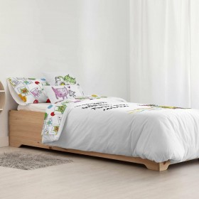 Copripiumino Decolores Líos Francés Multicolore 175 Fili 140 x 200 cm Collo di bottiglia