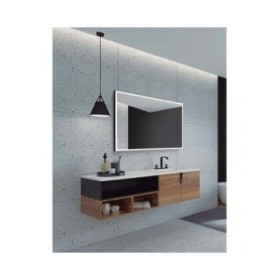 Specchio da bagno con luce LED Ledimex SUIZ010-60NG 60 x 80 cm