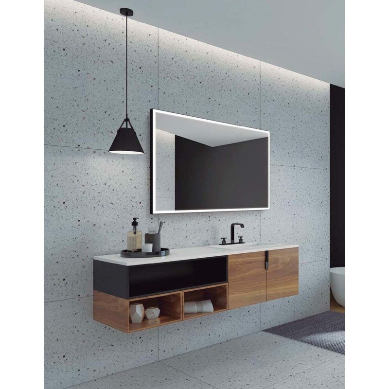 Specchio da bagno con luce LED Ledimex SUIZ010-70NG 70 x 80 cm