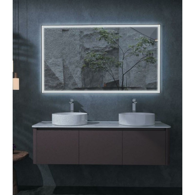 Specchio da bagno con luce LED Ledimex SUIZ010-14060 140 x 60 cm