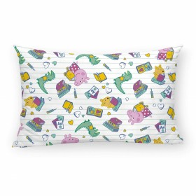Fodera per cuscino Decolores Learn C Multicolore 30 x 50 cm