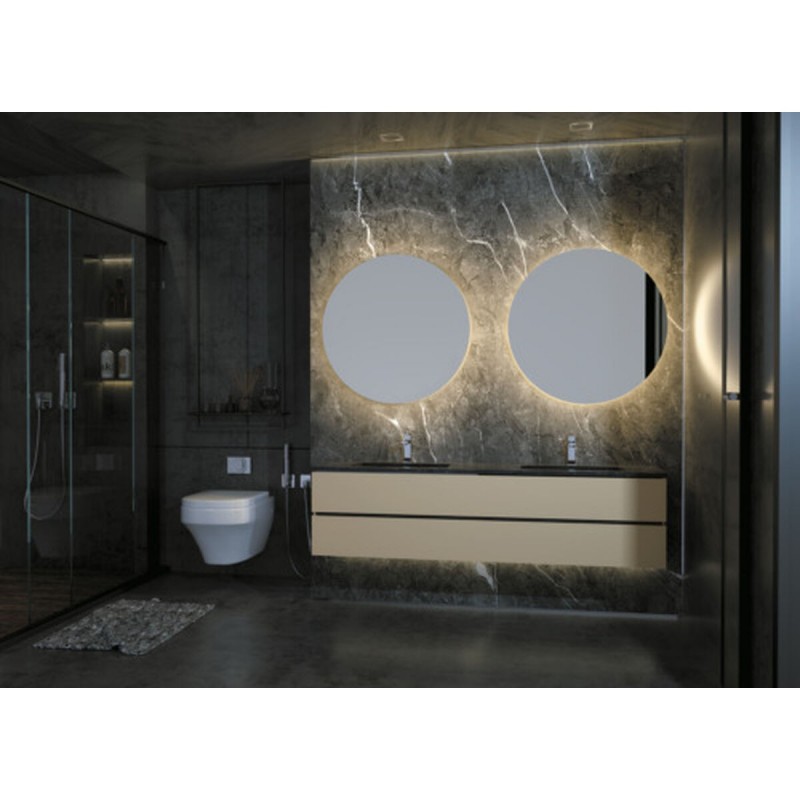 Specchio da bagno con luce LED Ledimex OPOR001-80C Specchio