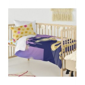 Set di copripiumino HappyFriday Mr Fox Long braid  Multicolore Culla Neonato 2 Pezzi