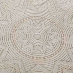 Piatto Decorativo Alexandra House Living Magnesio 50 x 6 x 50 cm