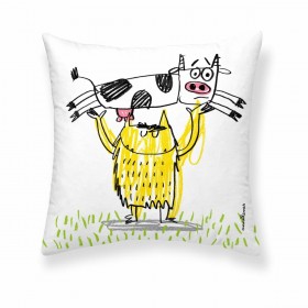 Fodera per cuscino Decolores Risa Multicolore 50 x 50 cm Cotone Catalano