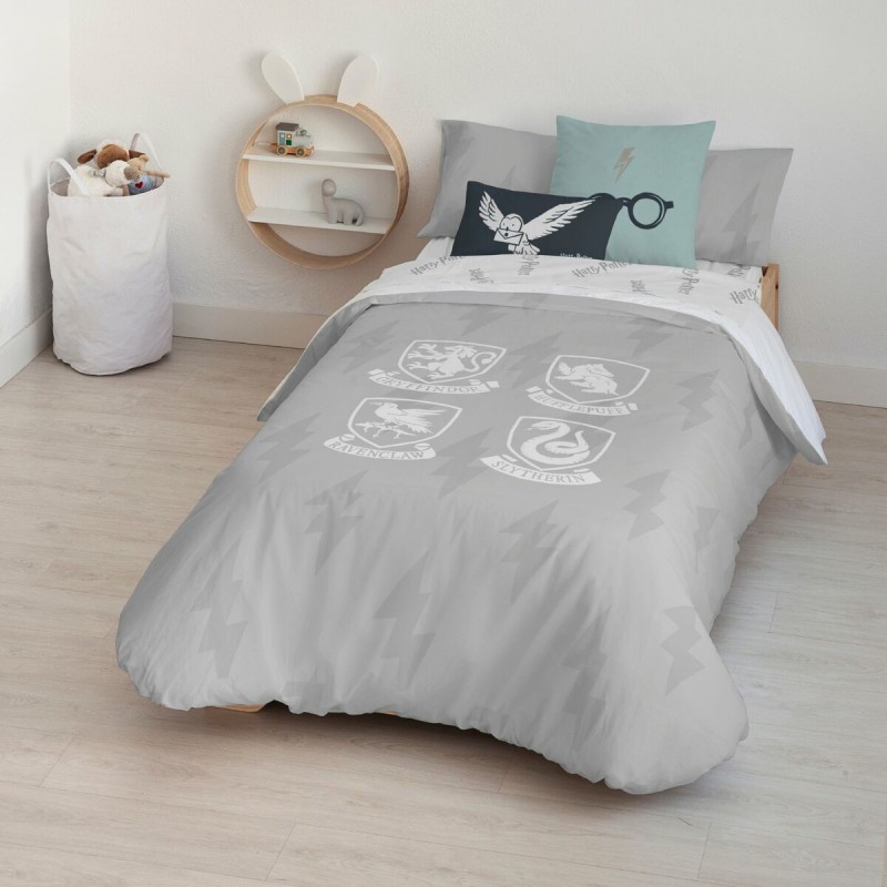 Copripiumino Harry Potter Hedwig Shields Multicolore 175 Fili 140 x 200 cm
