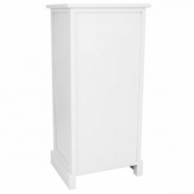 Cassettiera Alexandra House Living Bianco Canna Legno di paulownia Legno MDF 29 x 75 x 35 cm