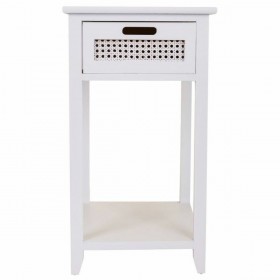 Comodino Alexandra House Living Bianco 35 x 63 x 35 cm