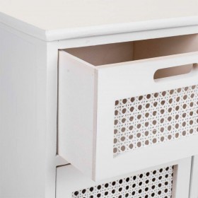 Credenza Alexandra House Living Bianco Legno di paulownia Legno MDF 33 x 78 x 113 cm