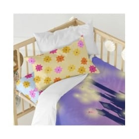 Set di copripiumino HappyFriday Mr Fox Long braid  Multicolore Culla Neonato 2 Pezzi