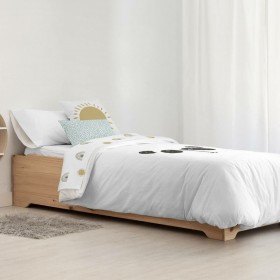 Copripiumino Kids&Cotton Inder Nero 155 x 220 cm