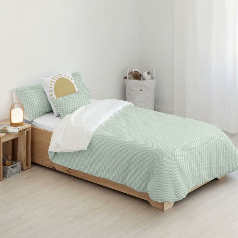Copripiumino Kids&Cotton Vichy Menta 180 x 220 cm