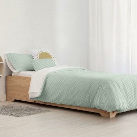 Copripiumino Kids&Cotton Vichy Menta 180 x 220 cm