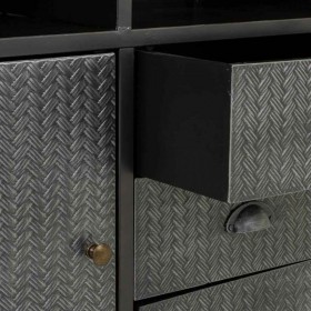 Credenza Alexandra House Living Marrone Grigio Legno Metallo 36 x 82 x 121 cm