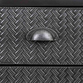 Credenza Alexandra House Living Marrone Grigio Legno Metallo 36 x 82 x 121 cm