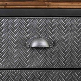 Credenza Alexandra House Living Marrone Grigio Legno Metallo 42 x 74 x 164 cm