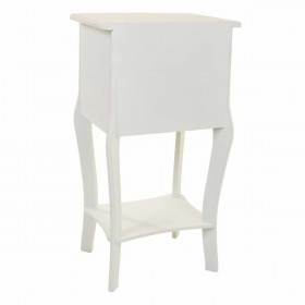 Comodino Alexandra House Living Bianco Crema 31 x 71 x 38 cm