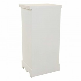 Comodino Alexandra House Living Bianco Crema 26 x 60 x 31 cm