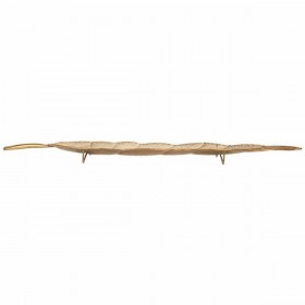 Centrotavola Alexandra House Living Dorato Ferro 92 x 6 x 26 cm Fogli 2 Pezzi