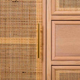 Credenza Alexandra House Living Naturale Legno MDF 81 x 40 x 120 cm
