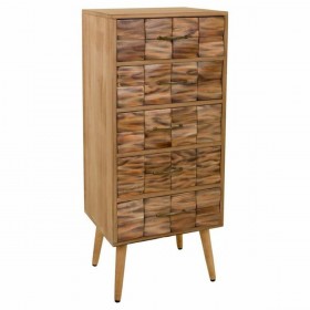 Cassettiera Alexandra House Living Naturale Legno di paulownia 108 x 38 x 44 cm