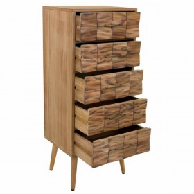 Cassettiera Alexandra House Living Naturale Legno di paulownia 108 x 38 x 44 cm