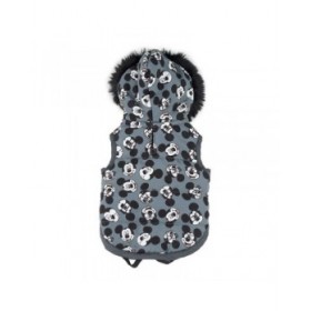 Cappotto per Cani Mickey Mouse Grigio