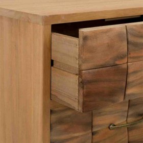Cassettiera Alexandra House Living Naturale Legno di paulownia 75 x 38 x 45 cm