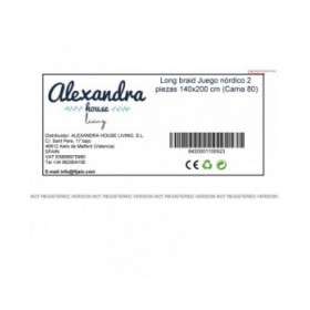Set di copripiumino HappyFriday Mr Fox Long braid  Multicolore Singolo 2 Pezzi