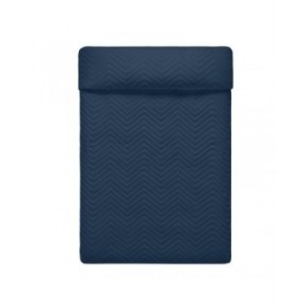 Trapunta Reversibile HappyFriday Basic Arista Blu Marino Menta 270 x 260 cm
