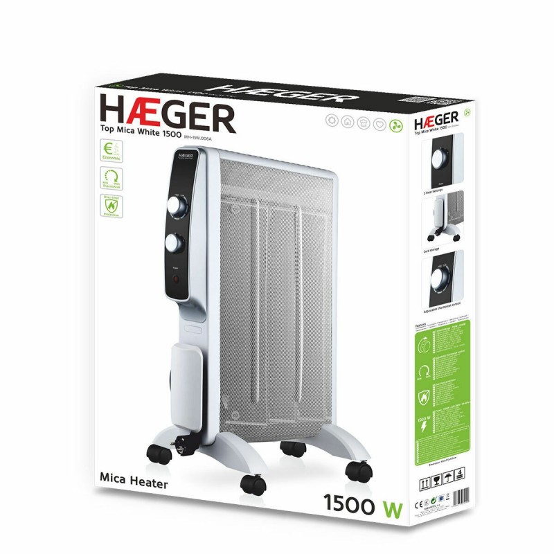 Riscaldamento Haeger MH-15W.006A Bianco 1500 W (Ricondizionati A)