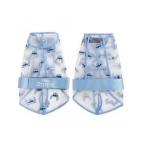 Impermeabile per Cani Stitch Azzurro M