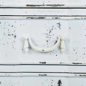 Cassettiera Alexandra House Living Bianco Legno di abete Legno MDF 40 x 98 x 50 cm